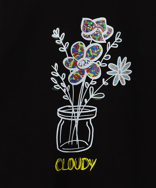 Park T-shirts Flowers BLACK