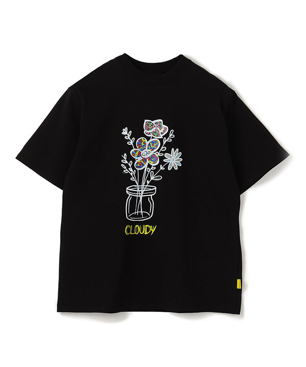 Park T-shirts Flowers BLACK