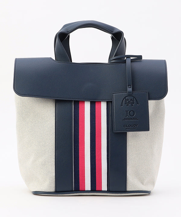 Two Tone Kente Bag (Medium) DARK NAVY