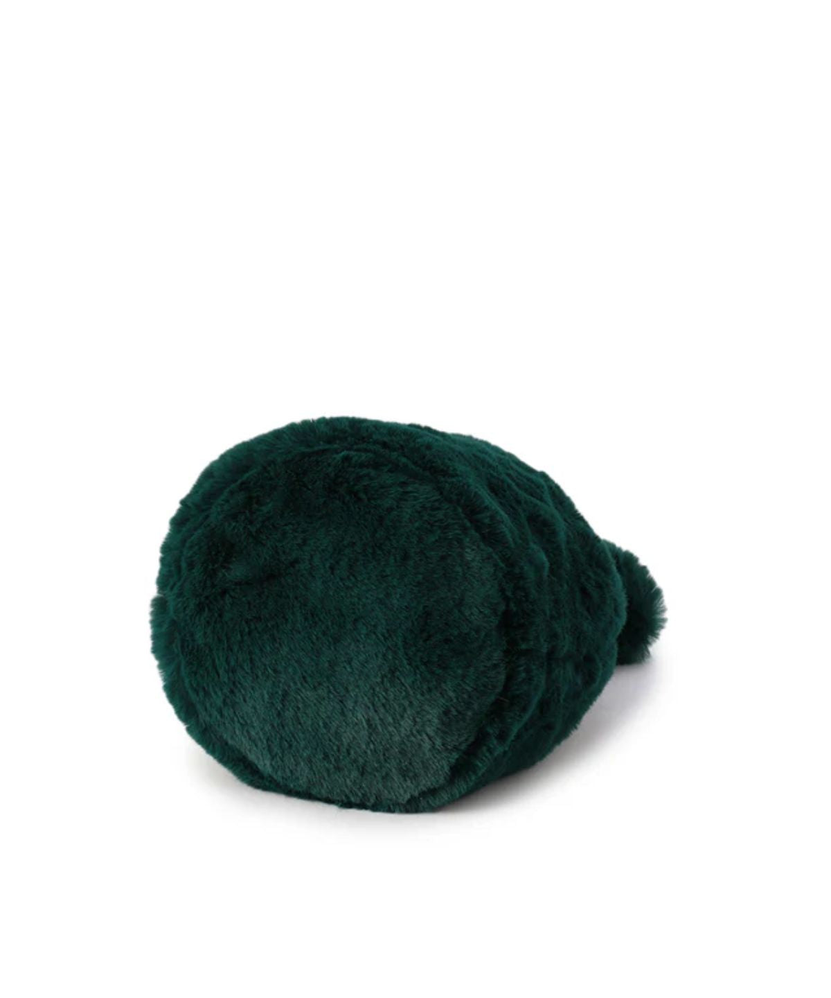 Eco Fur Drawstring Bag(Small)GREEN