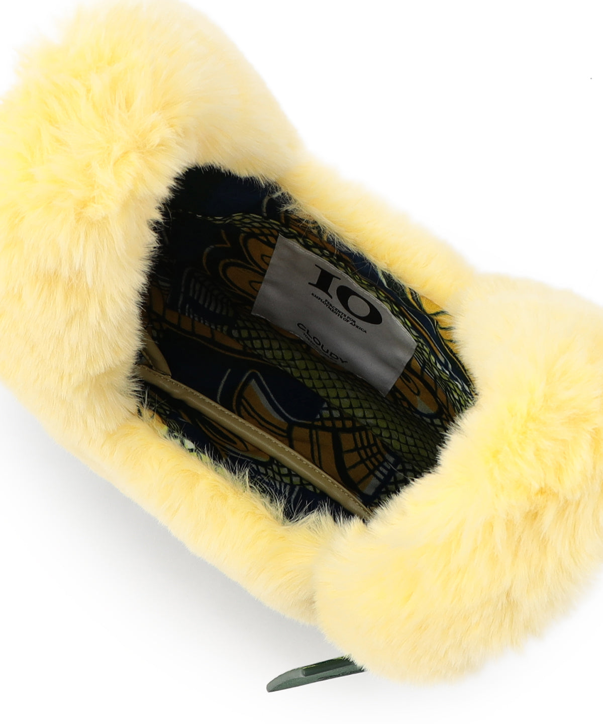 Eco Fur Convenience Bag (Small) YELLOW×GREEN