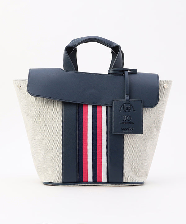 Two Tone Kente Bag (Medium) DARK NAVY