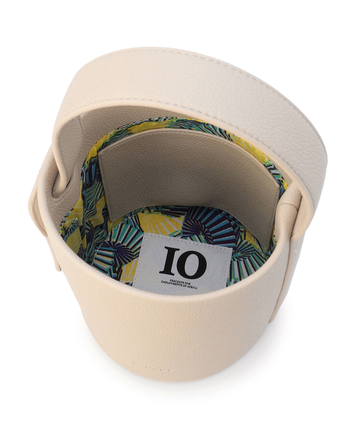 Coverd Buckle Tube Bag WHITE