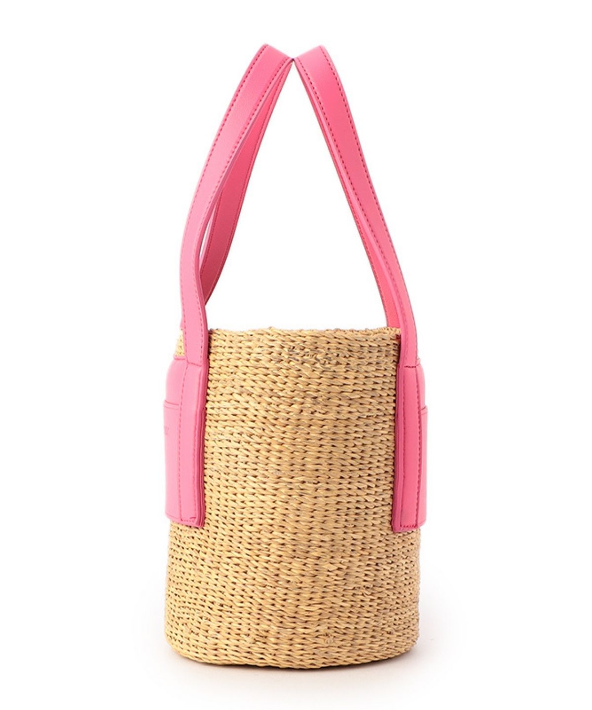 Pocket Handle Tube Basket PINK