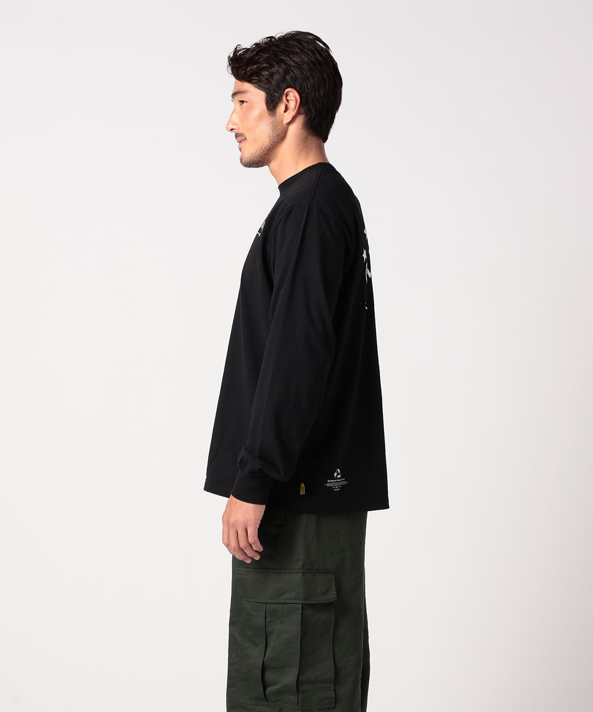 Long Sleeve T-Shirts Star BLACK