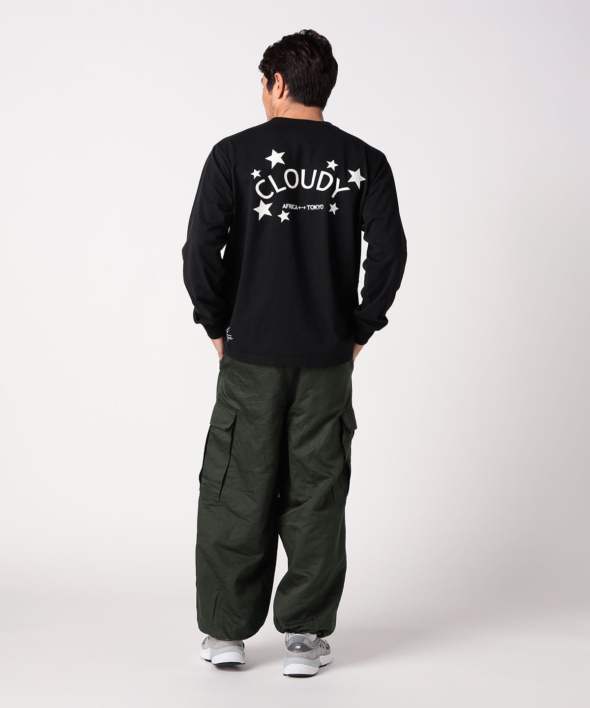 Long Sleeve T-Shirts Star BLACK