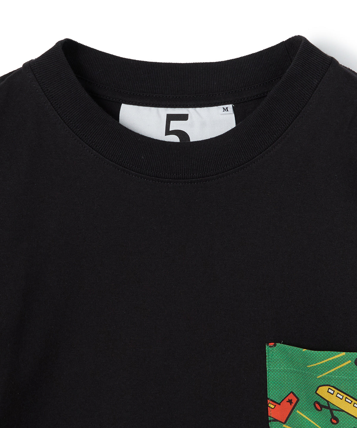 ポケットTシャツ 024 BLACK