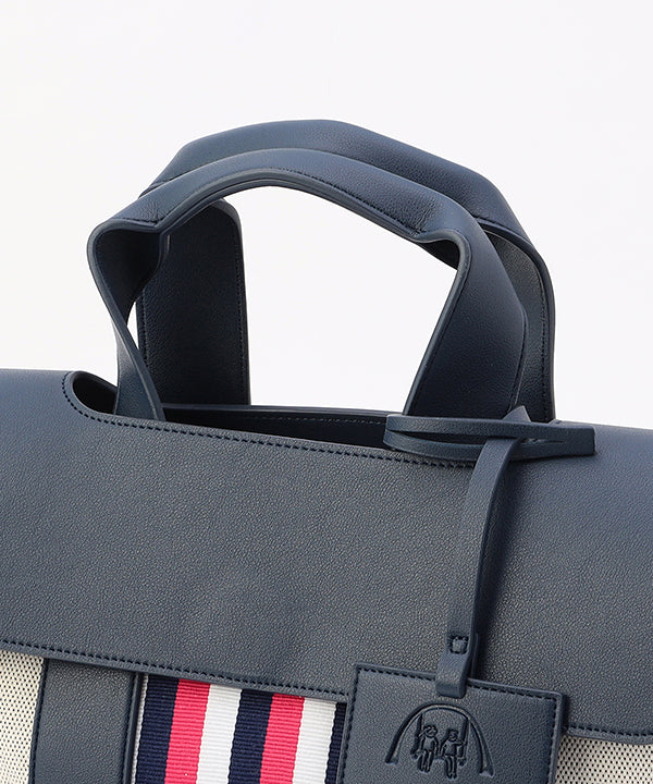 Two Tone Kente Bag (Medium) DARK NAVY