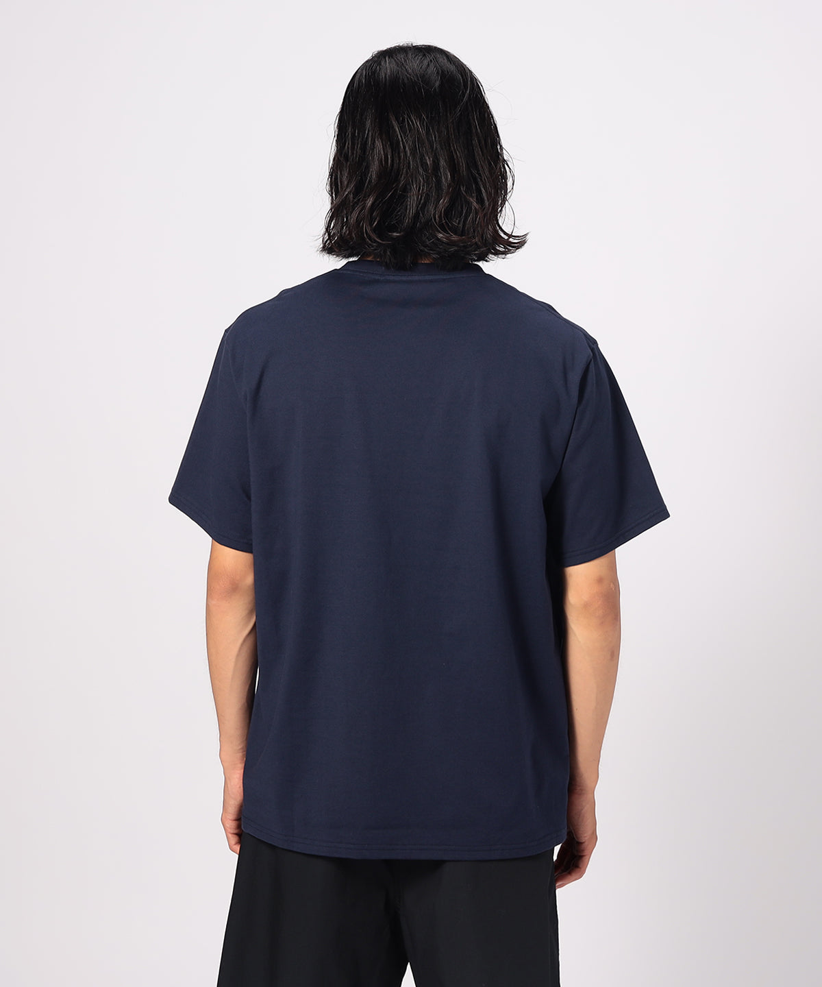 Pocket T-SHIRTS Uneck 376 NAVY