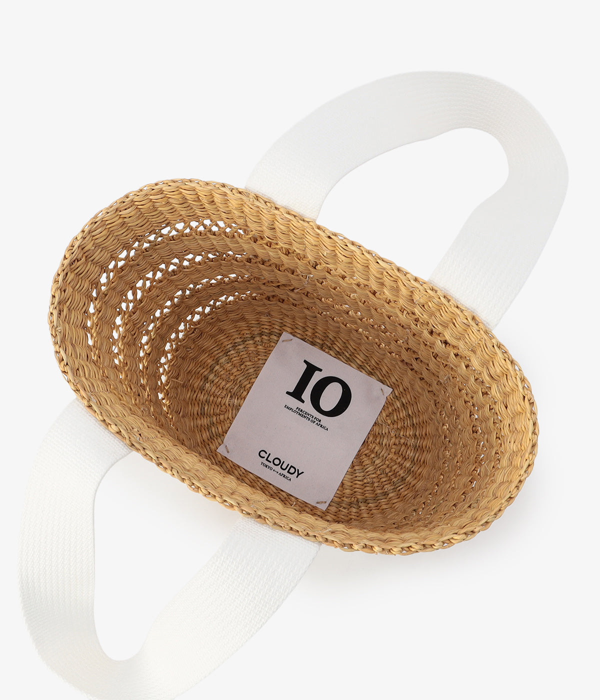 Mesh Tote Basket (Small) O.WHITE