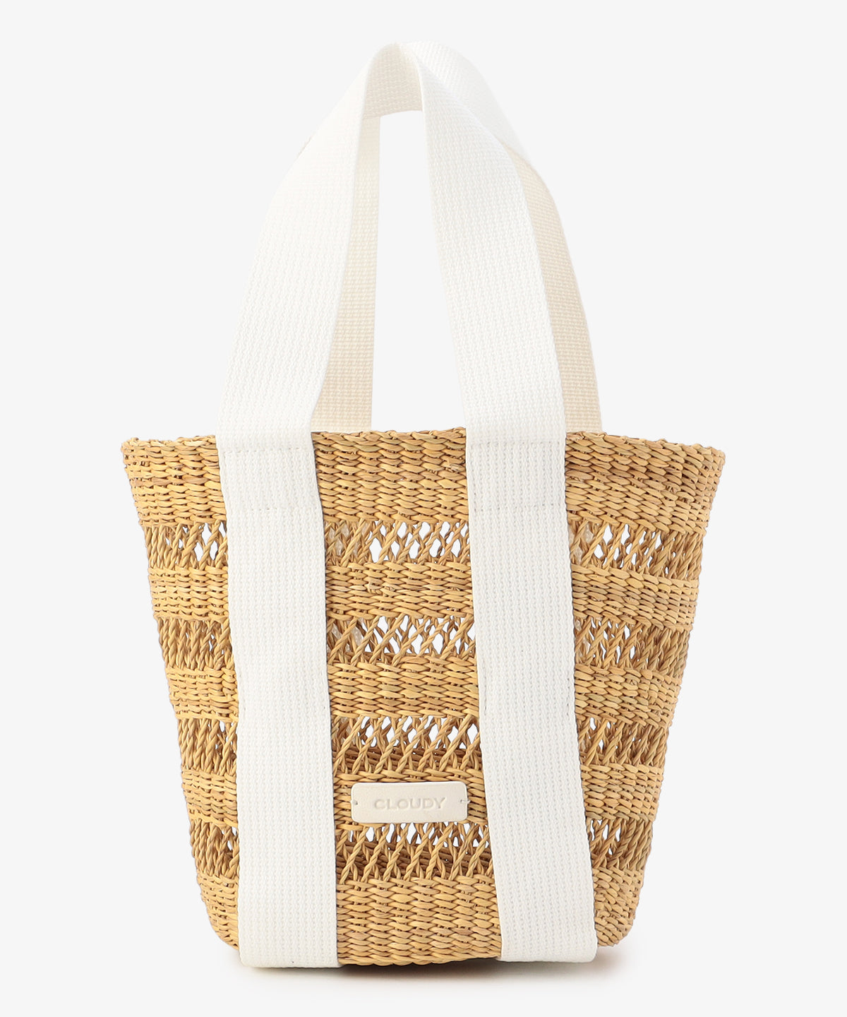 Mesh Tote Basket (Small) O.WHITE