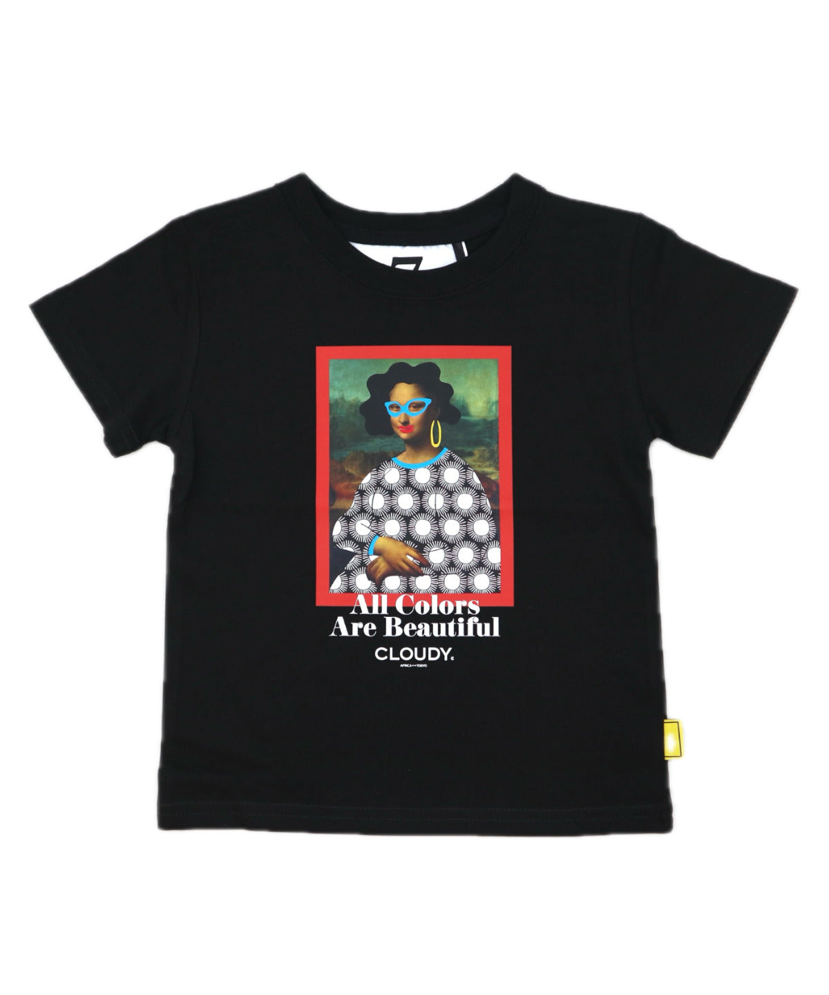 Kids Lunch T-shirt Collage Sun BLACK