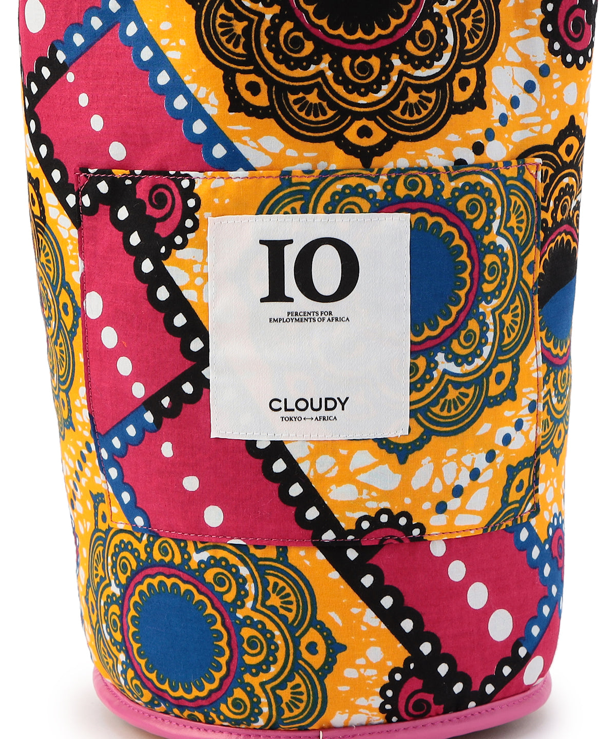 Eco Fur Drawstring Bag(Medium)PINK