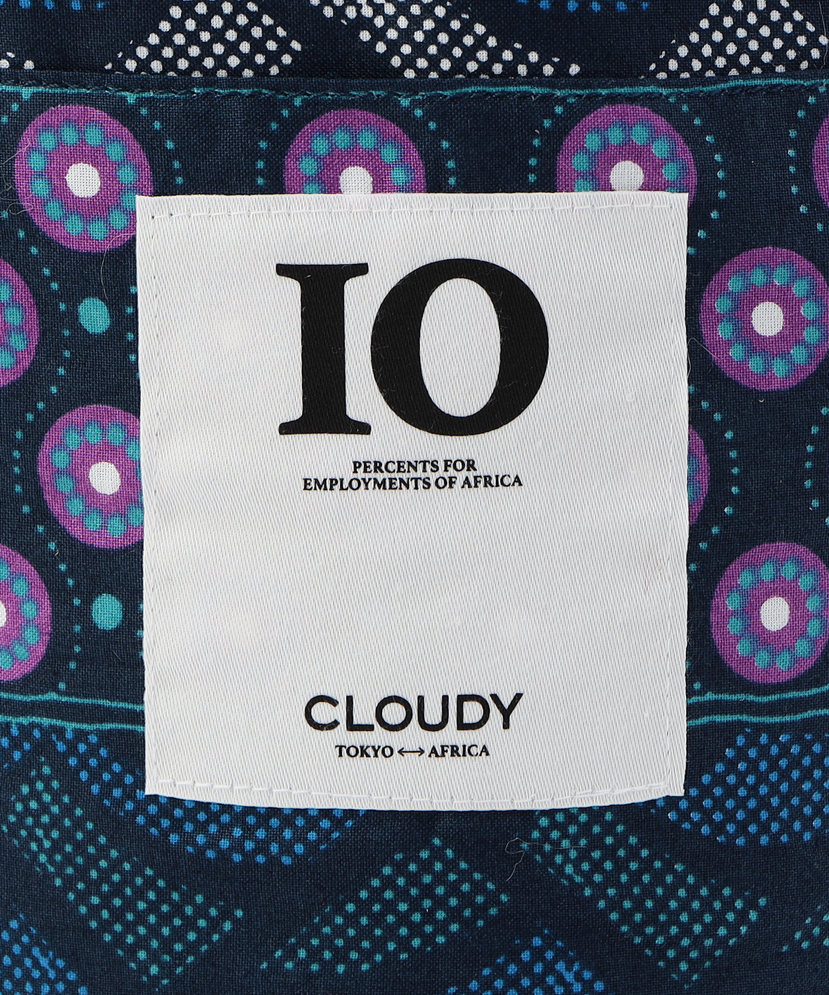 Eco Fur Drawstring Bag(Medium)OFF-WHITE×GREIGE