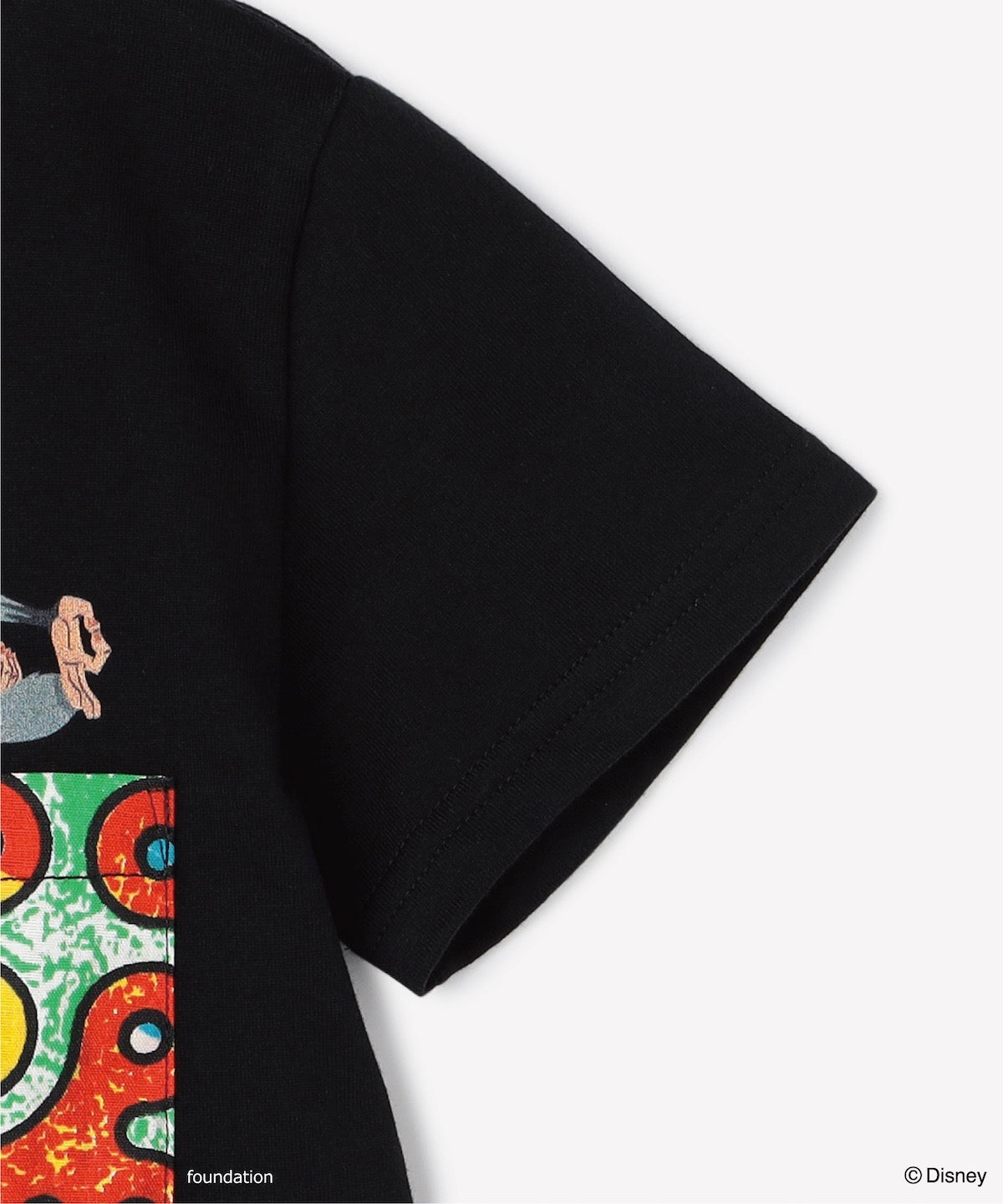 キッズポケットTシャツ RAFIKI BLACK