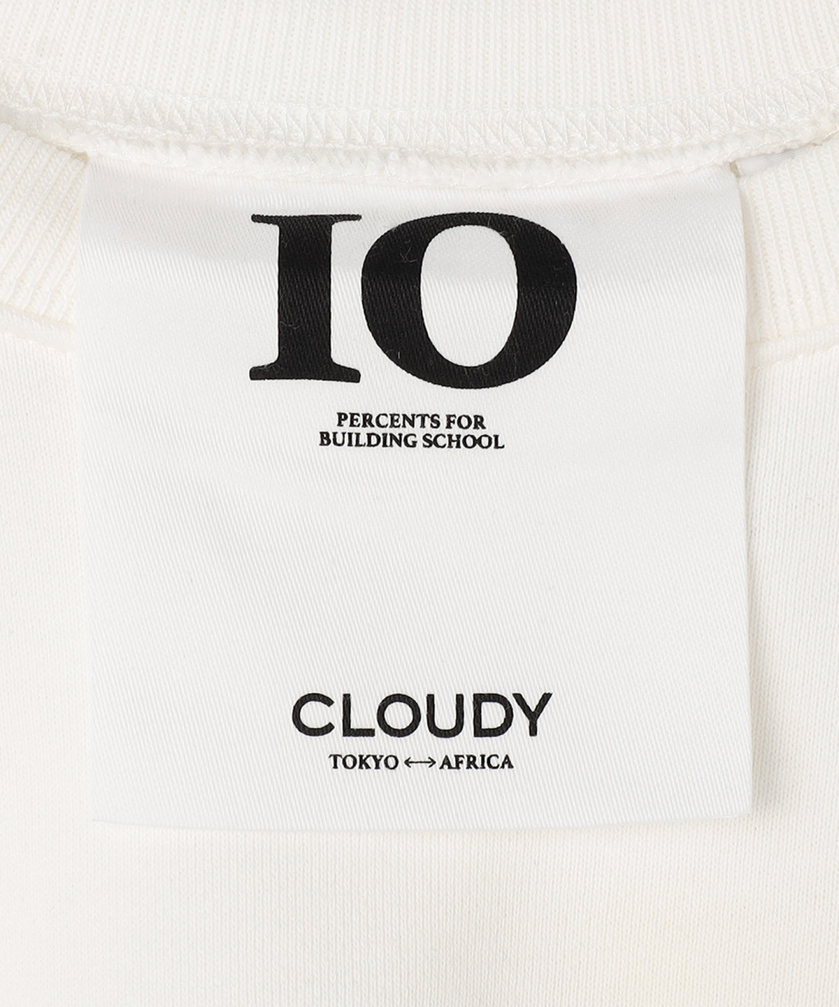 スウェットシャツ CLOUDY characters ホワイト