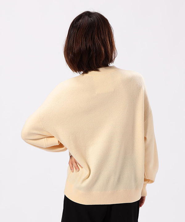 Wool/Nylon Knit Sweater IVORY
