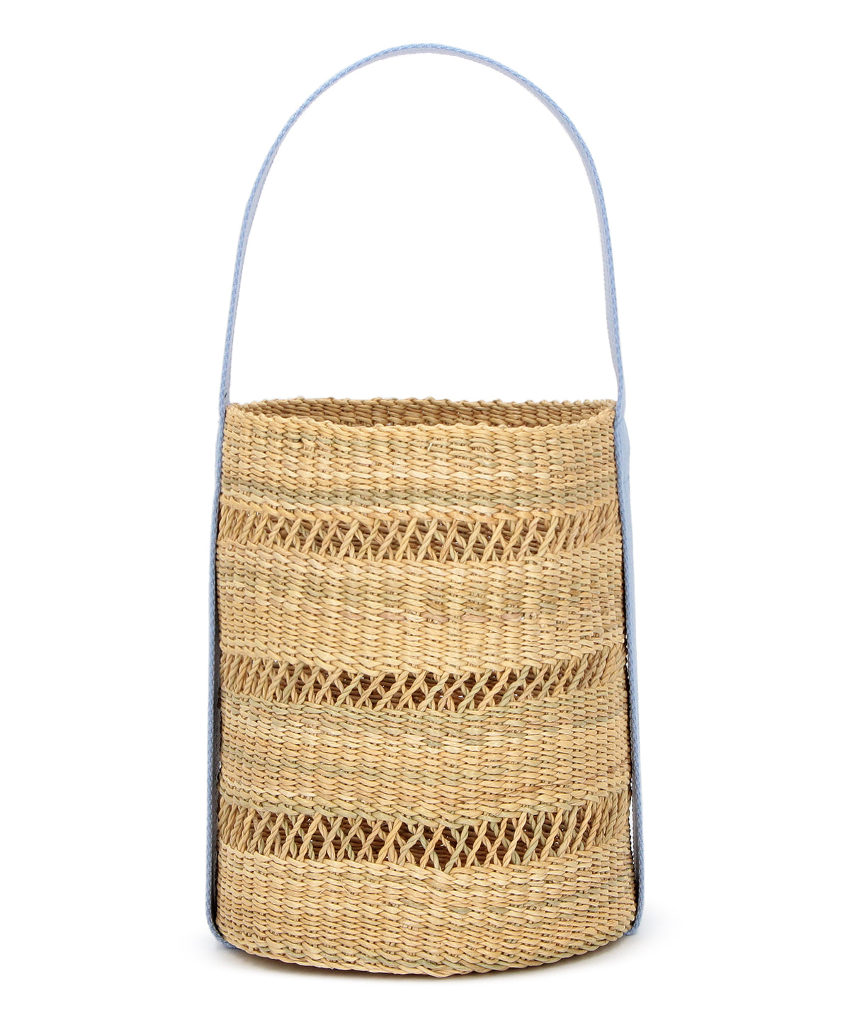 Mesh Tube Basket LIGHT BLUE