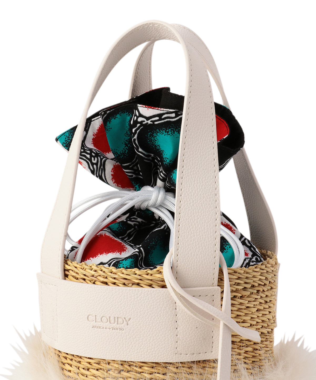 エコファーバスケット ホワイト