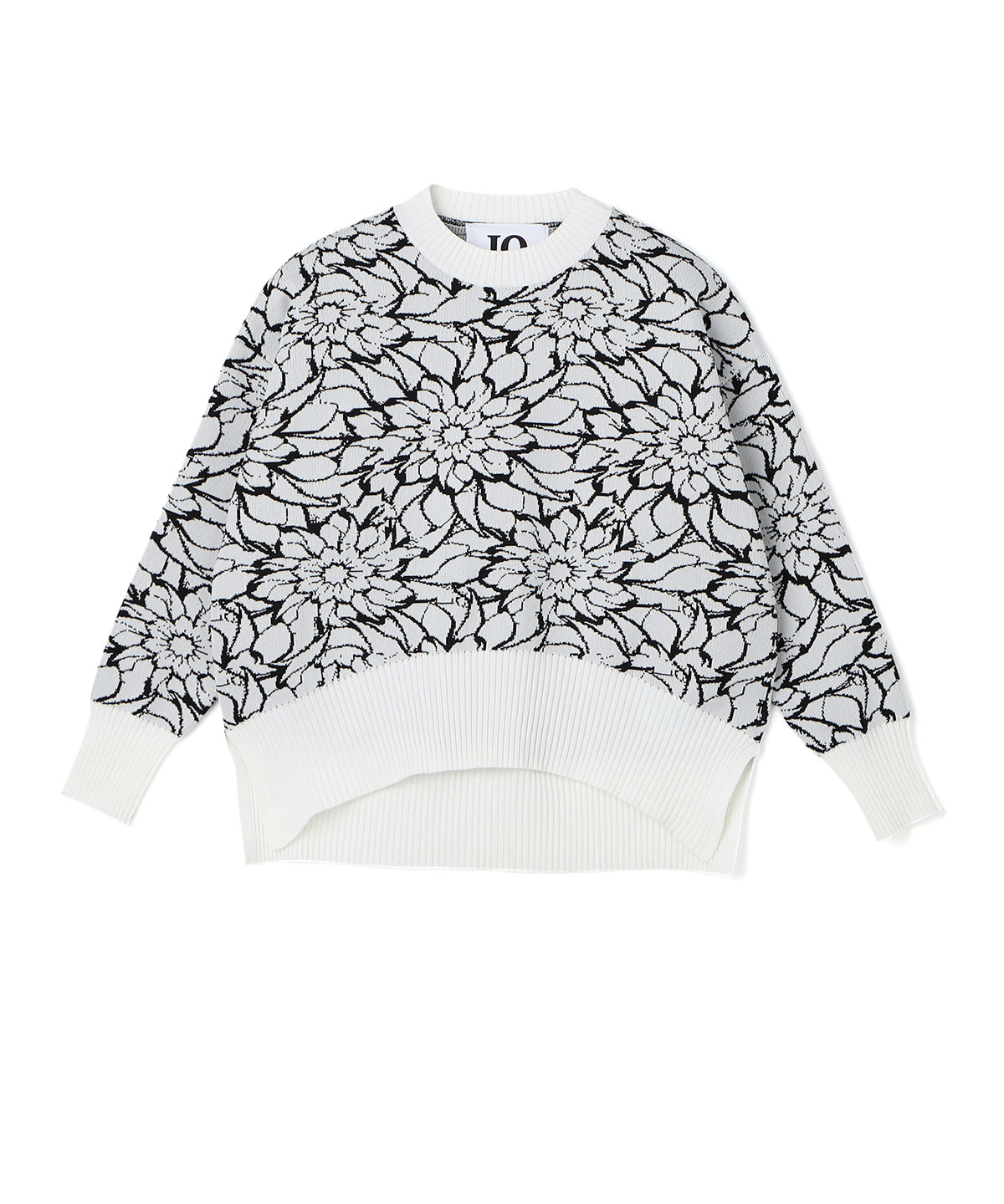 Dolman Sleeve Knit Sweater WHITE