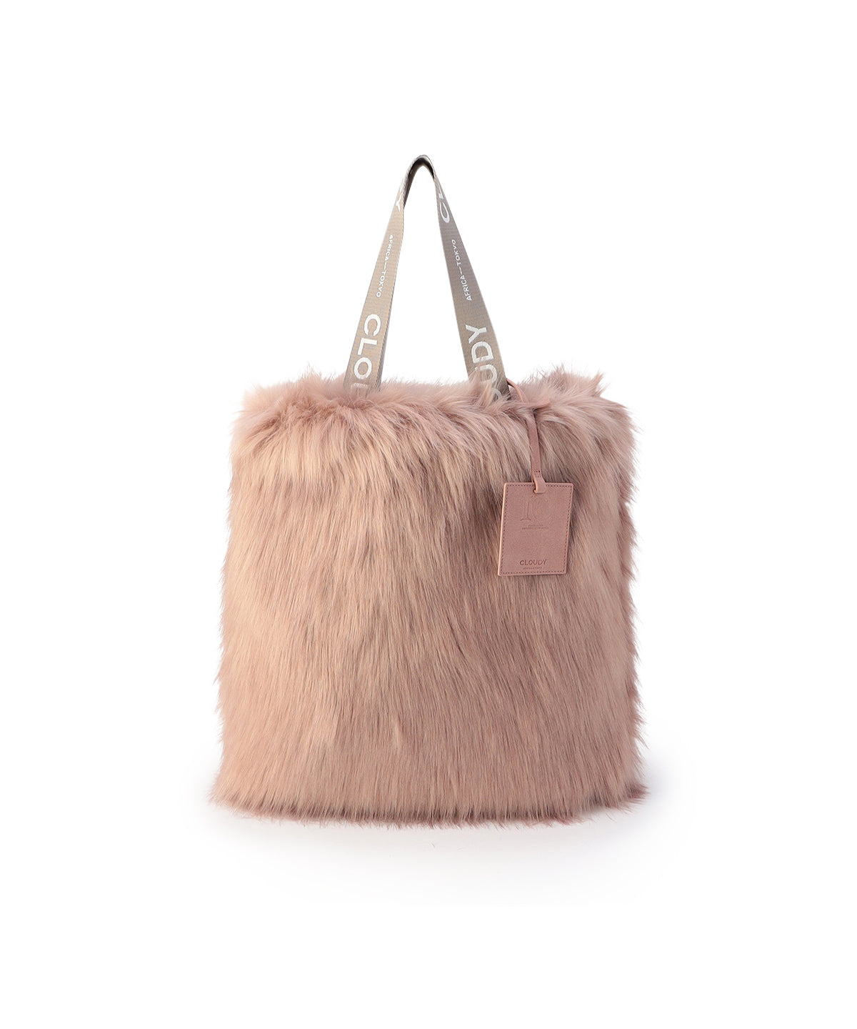 エコファーロゴハンドルトートバッグ (Lサイズ) ピンク