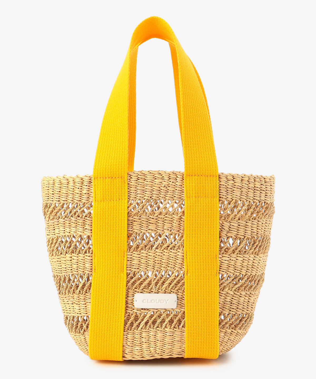 Mesh Tote Basket (Small) YELLOW