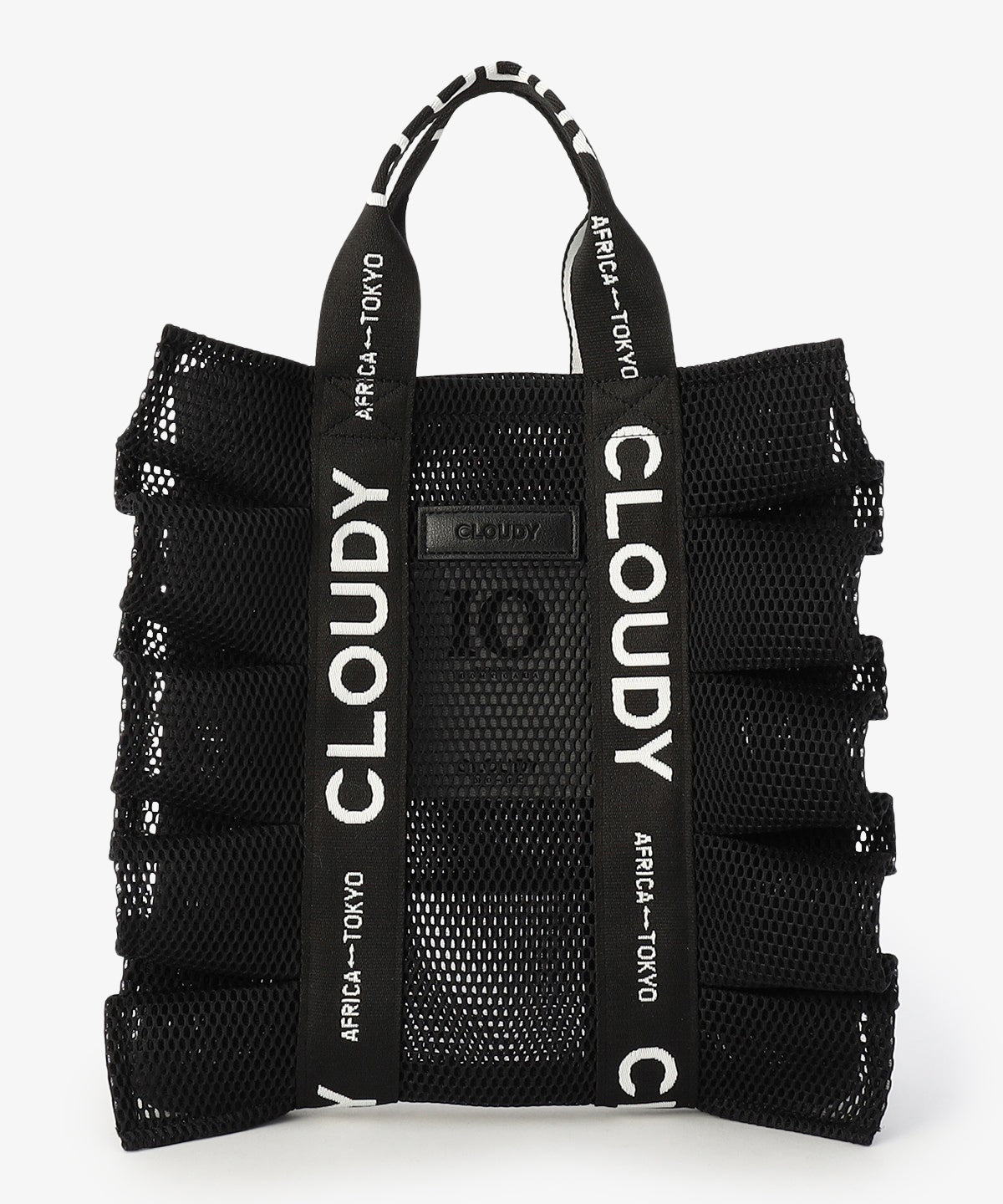 Mesh Frill Bag BLACK