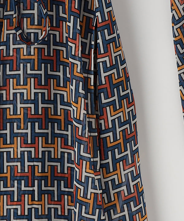 Chiffon Long Cardigan ORANGE