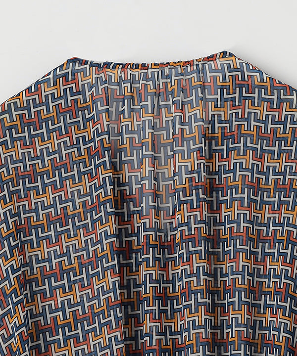 Chiffon Long Cardigan ORANGE