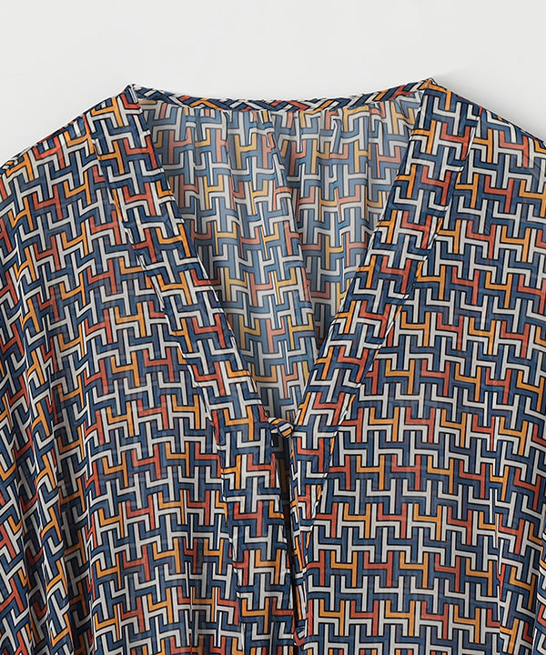 Chiffon Long Cardigan ORANGE