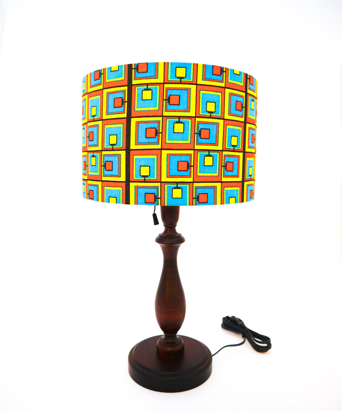 African textile Lamp 106-4