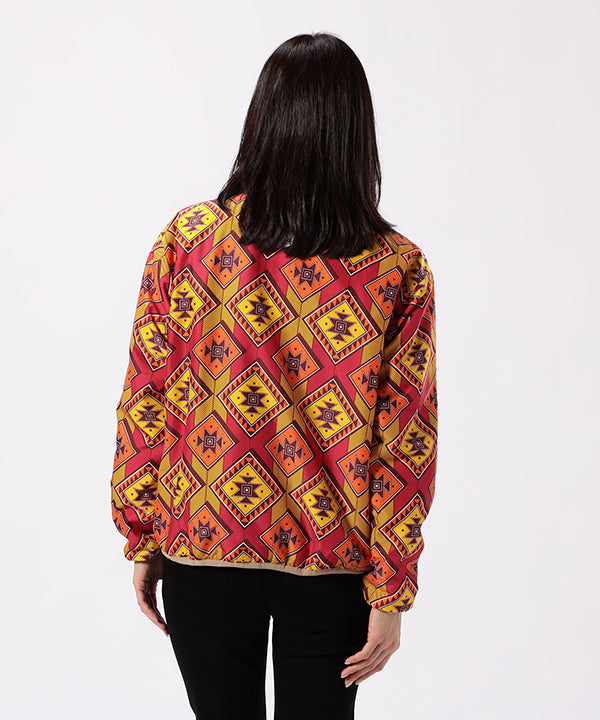 リバーシブルボアブルゾン ベージュ