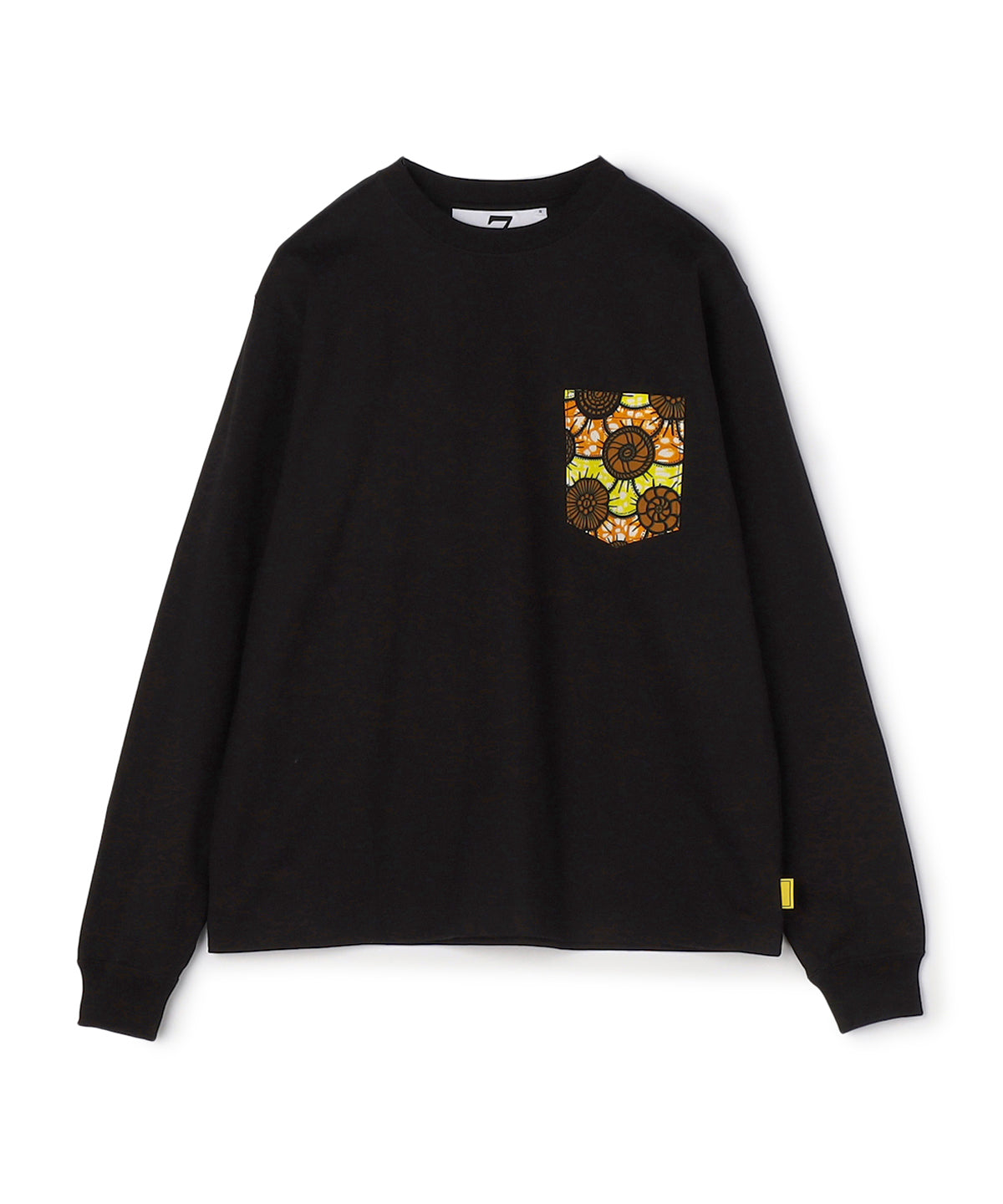 Long Sleeve Pocket T-SHIRTS 006 BLACK