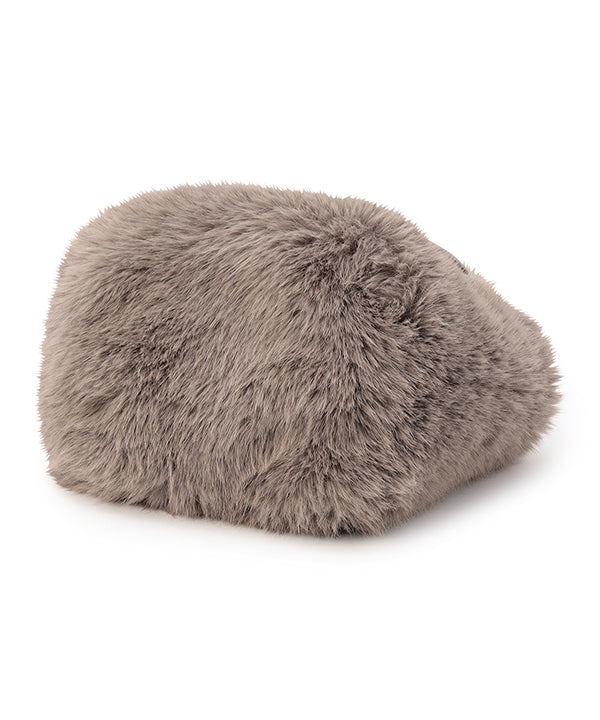 Eco Fur Tote Bag (Medium) BEIGE