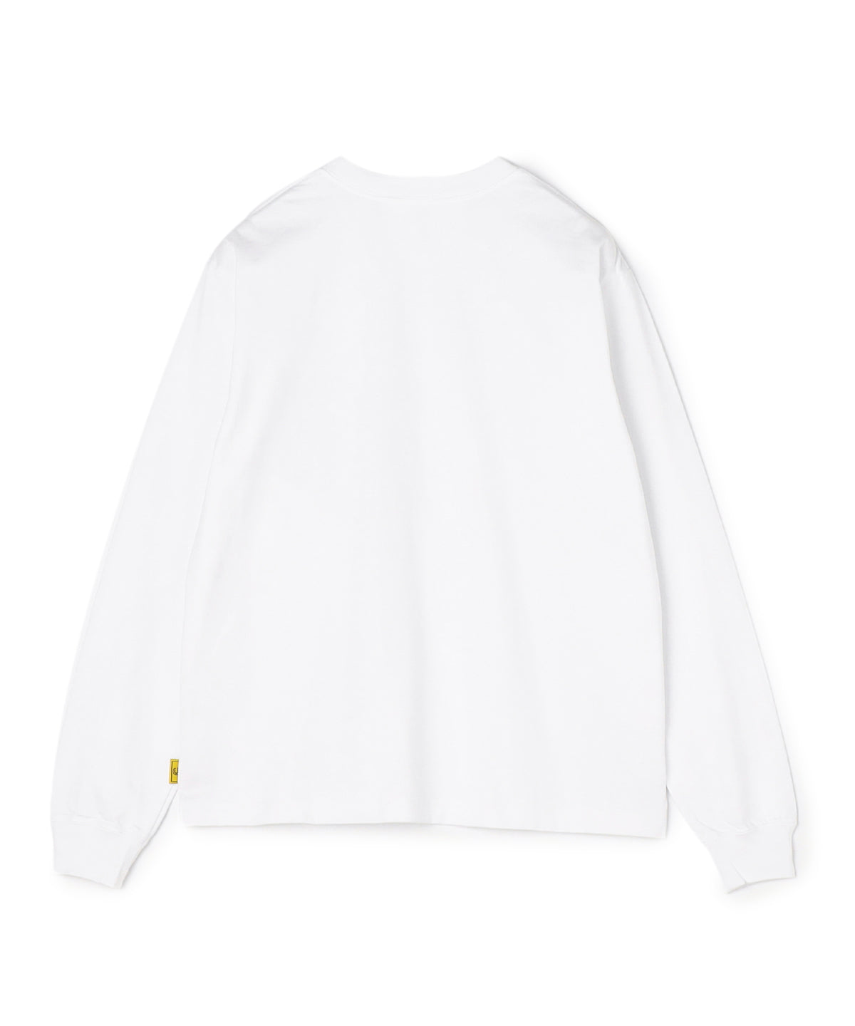 Long Sleeve Pocket T-SHIRTS 001 WHITE