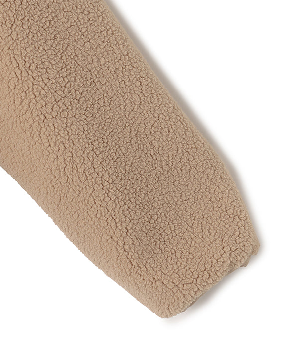 リバーシブルボアブルゾン ベージュ