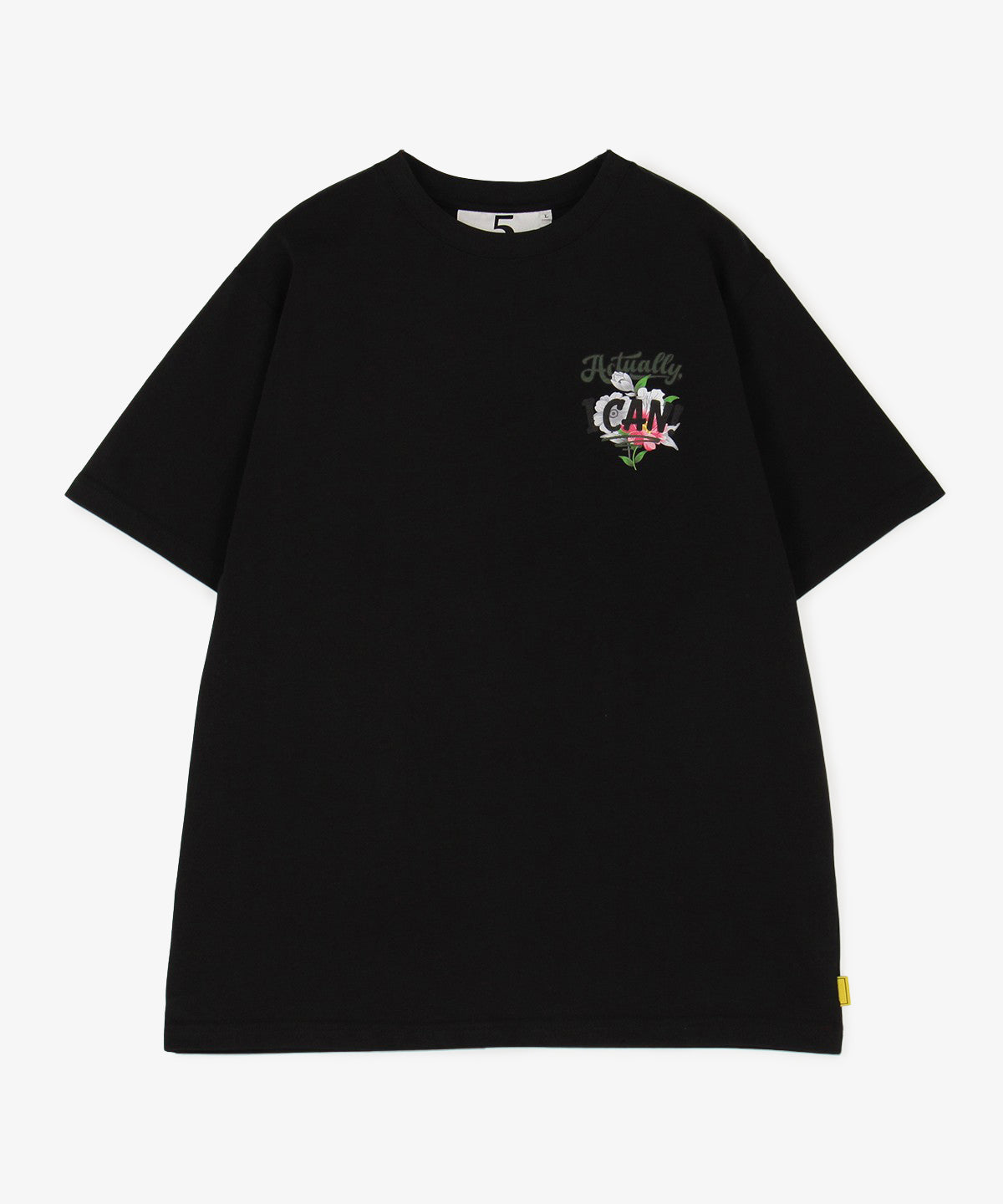 Lunch T-shirt ACTUALLY, I CAN BLACK