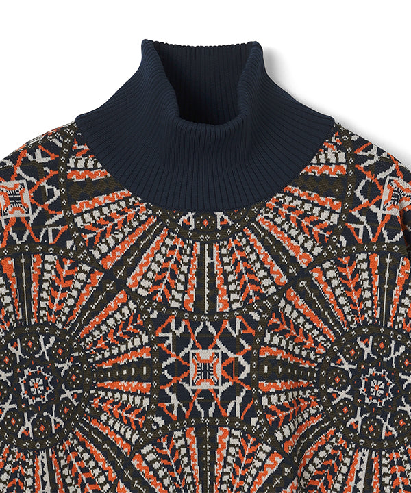 Recycled Dolman Knit Sweater BLUE