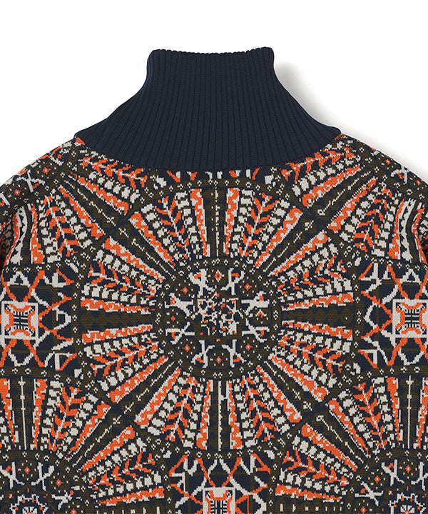 Recycled Dolman Knit Sweater BLUE