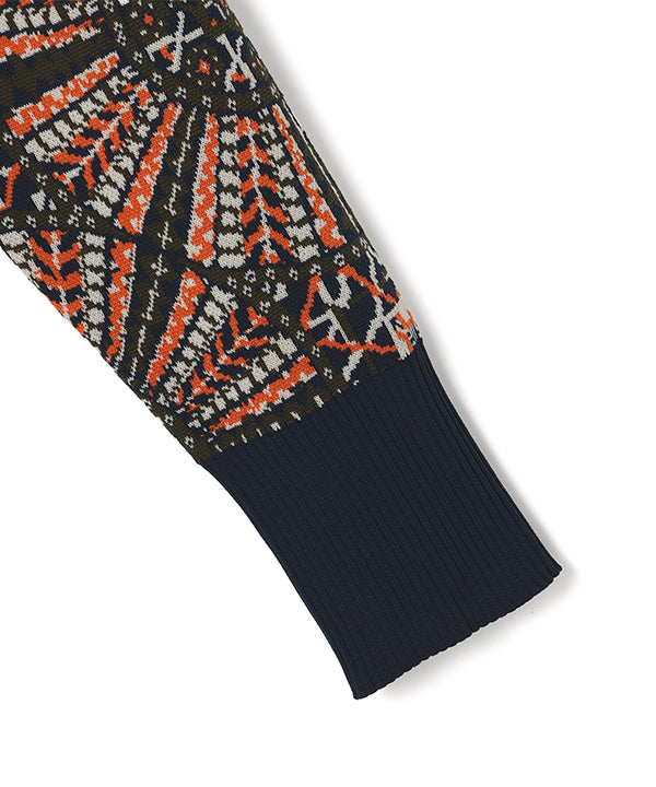 Recycled Dolman Knit Sweater BLUE