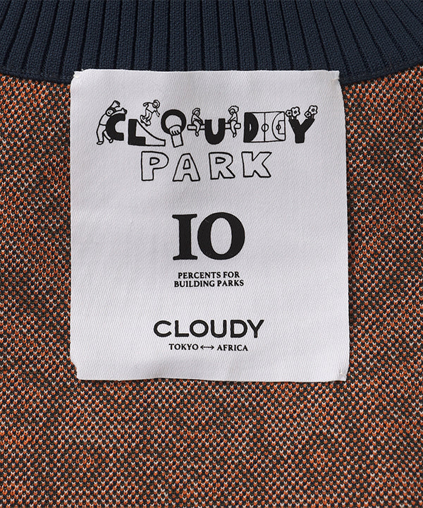 Recycled Dolman Knit Sweater BLUE