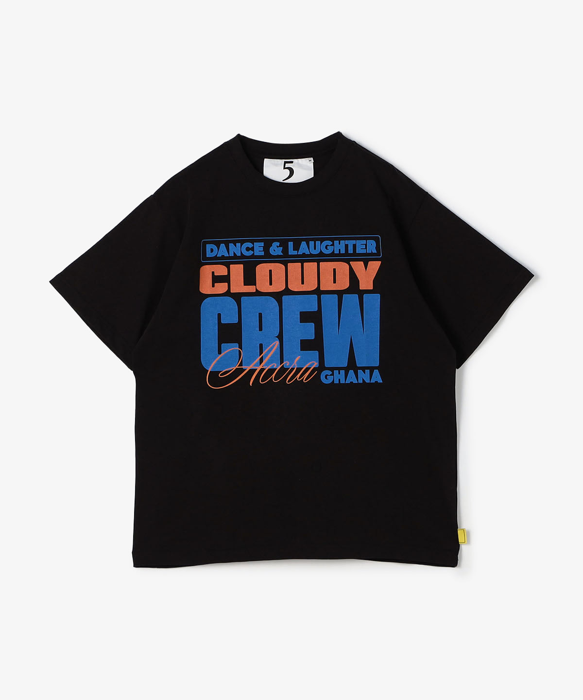 Lunch T-shirt CLOUDY CREW BLACK