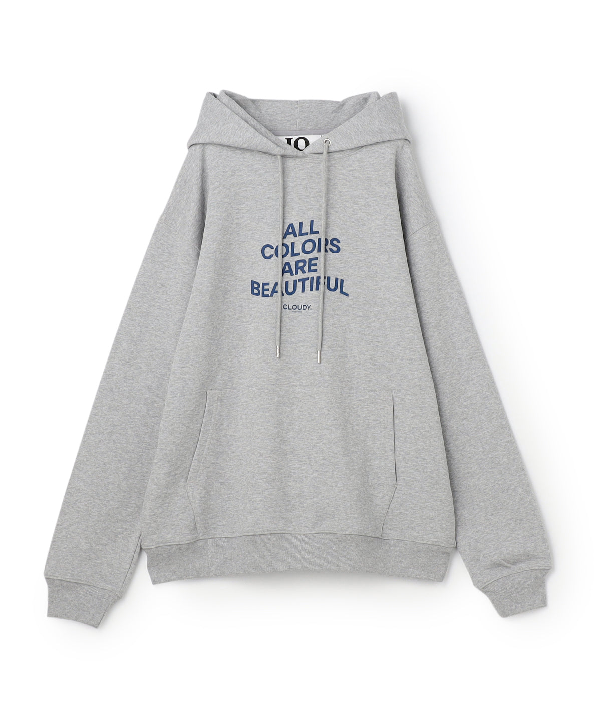 スウェットパーカー ALL COLORS ARE BEAUTIFUL グレー