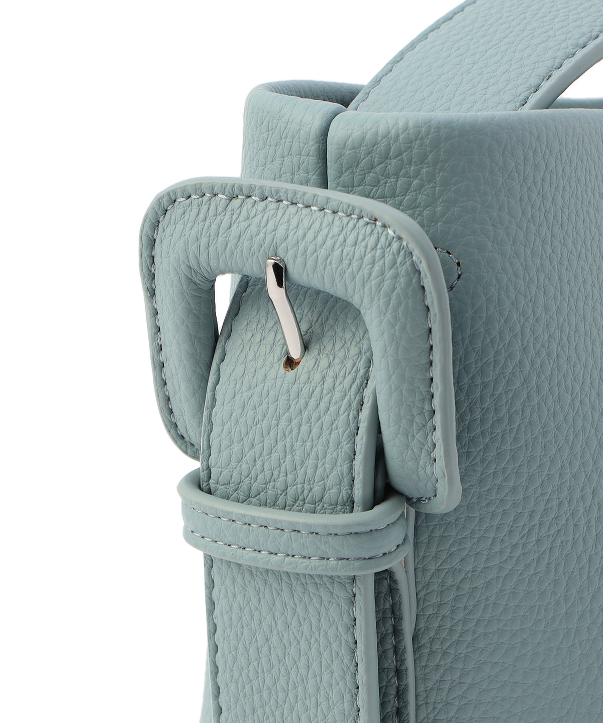 Coverd Buckle Hand Bag SAX