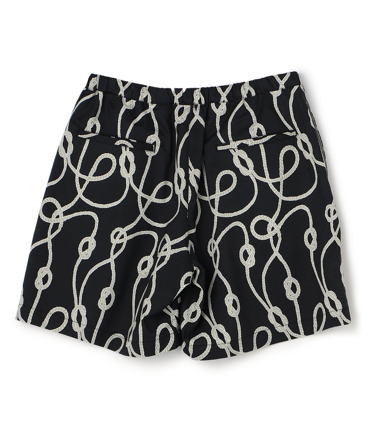 African Textile shorts BLACK "絆"