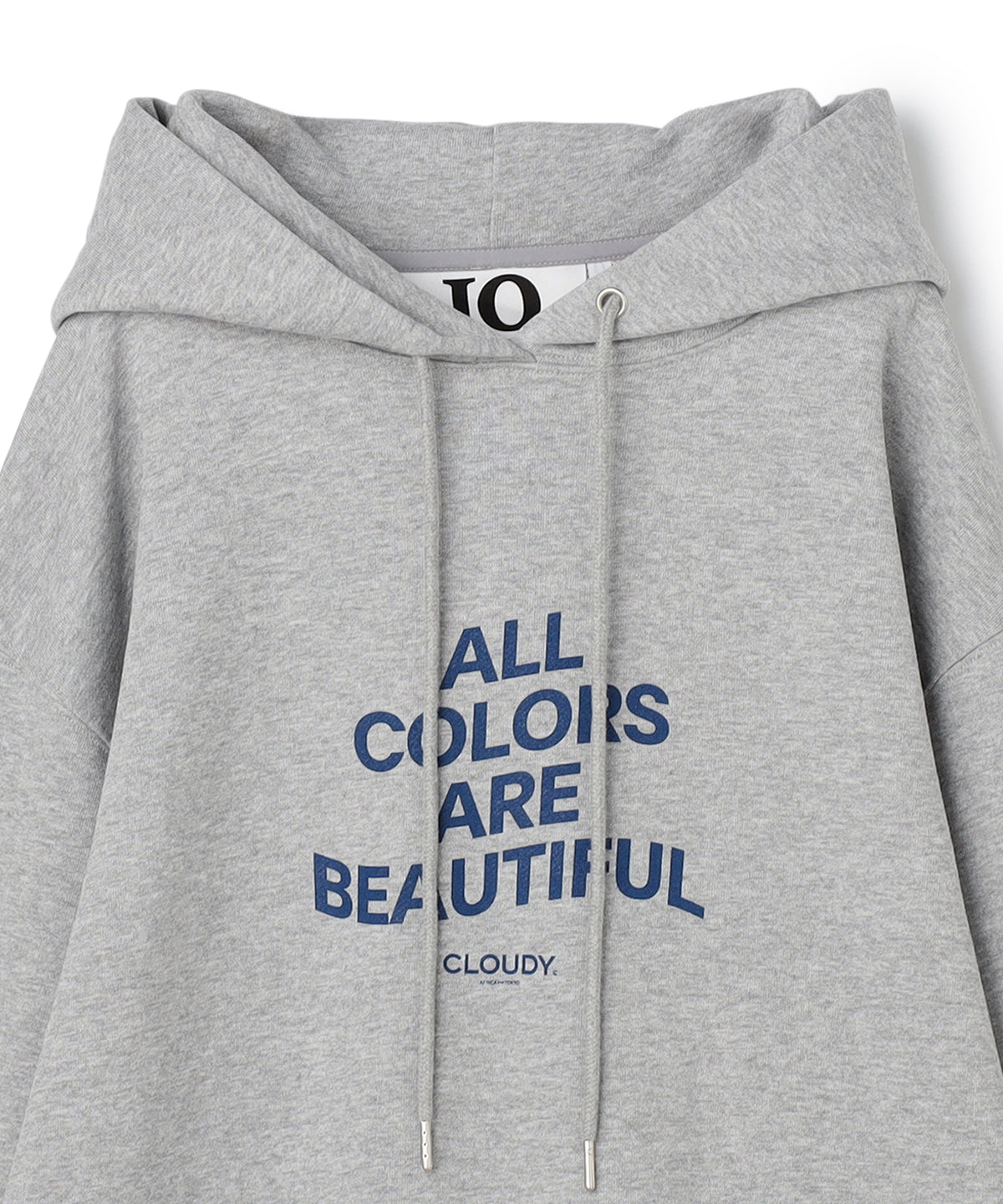 スウェットパーカー ALL COLORS ARE BEAUTIFUL グレー