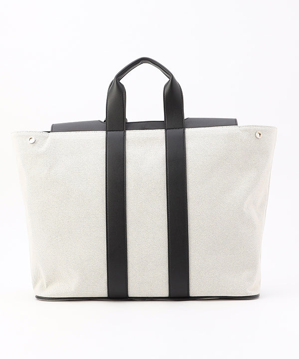 Two Tone Kente Bag (Large)BLACK