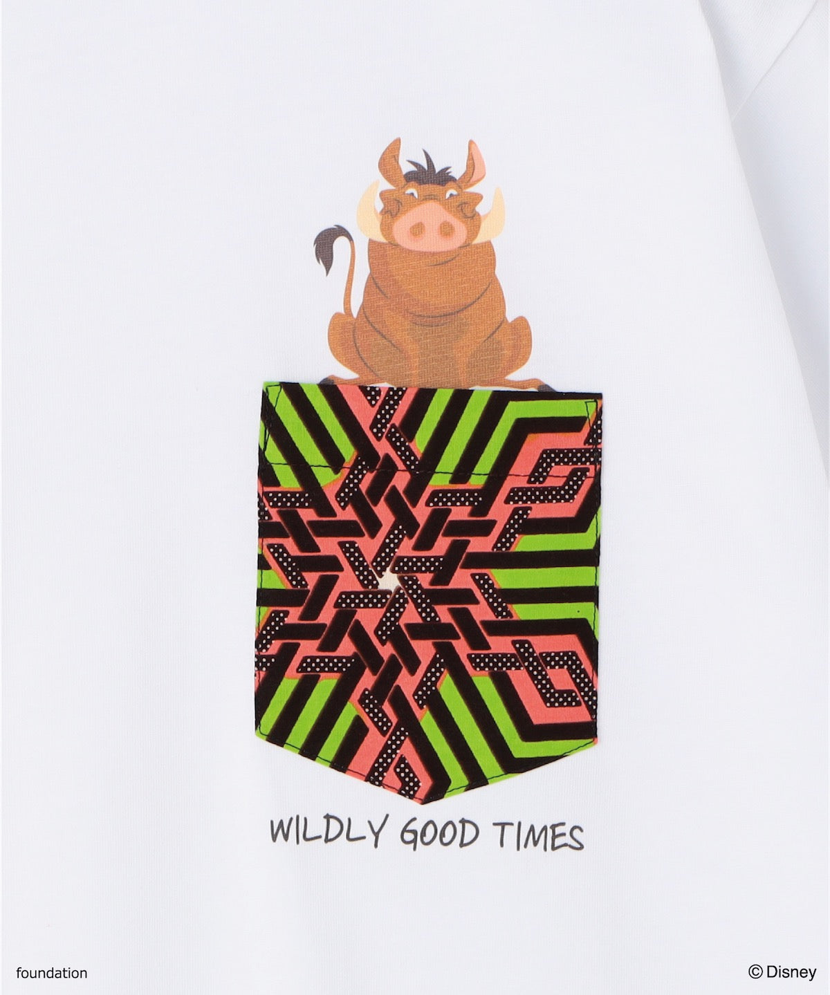 ポケットTシャツ PUMBAA WHITE