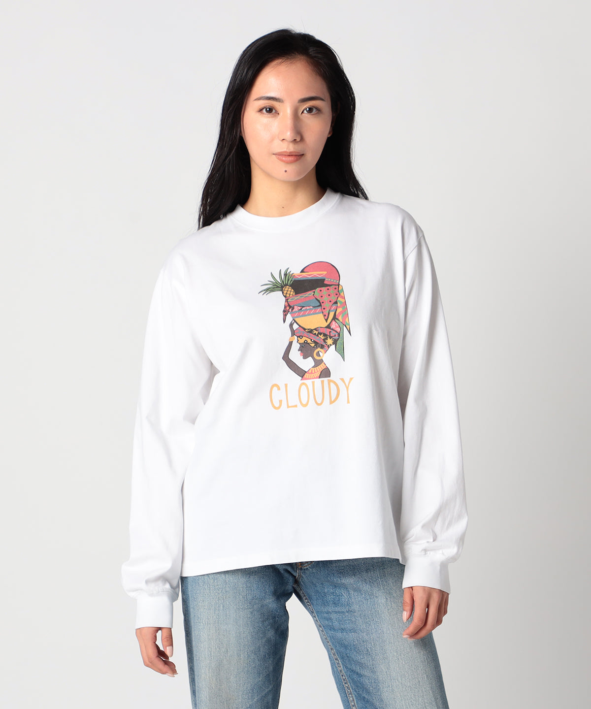 Long Sleeve T-Shirts Ghana Woman WHITE
