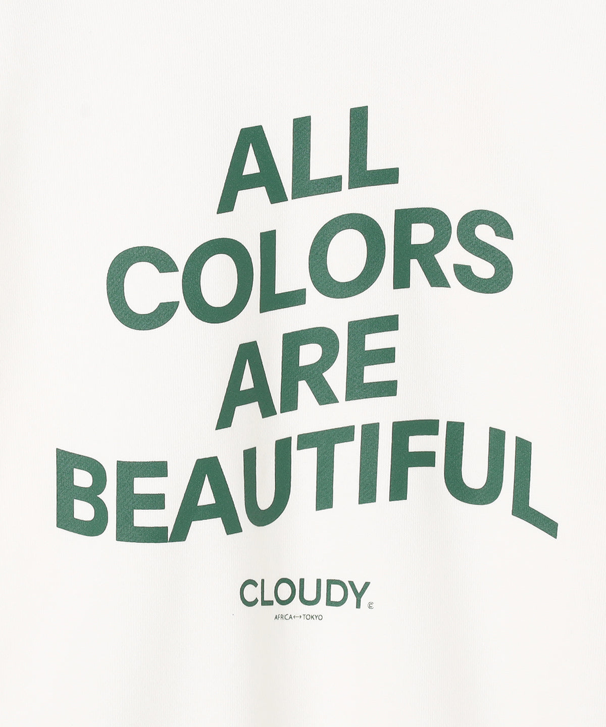 スウェットシャツ ALL COLORS ARE BEAUTIFUL ホワイト